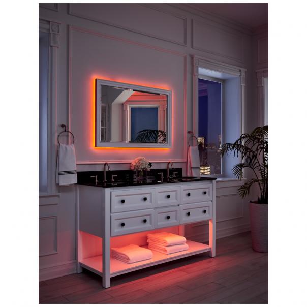 Task Lighting 16 Ft. 130 Lumens/Ft.. 12-volt Accent Output Multi-Color RGB Wireless Controller Tape Light Kit, 1 Zone 1 Area