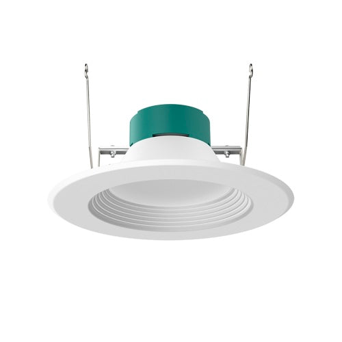 PORTOR LIGHTING 5”/6” LED Baffle Retrofit Recessed Downlight with CCT and Wattage Selector