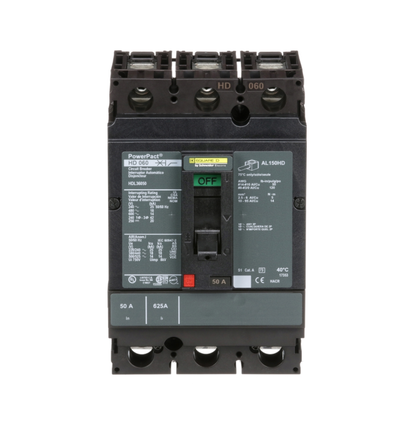 Square D HDL36050 3 Pole Circuit Breaker