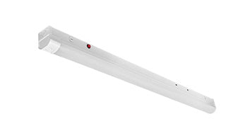 ASD LED Stairwell Fixture with Q-base 4ft 20/30/40W 120-277V 0-10V Dimmable 150Lm/W 3500/4000/5000K with Battery back-up 15W White UL DLC Premium