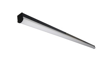 ASD LED Striplight Fixture 8ft 55/75/80W 120-277V 0-10V Dimmable 150Lm/W 3500/4000/5000K Black UL DLC Standard