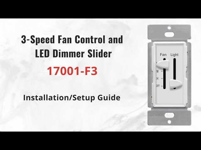 3-Speed Slide Fan Control