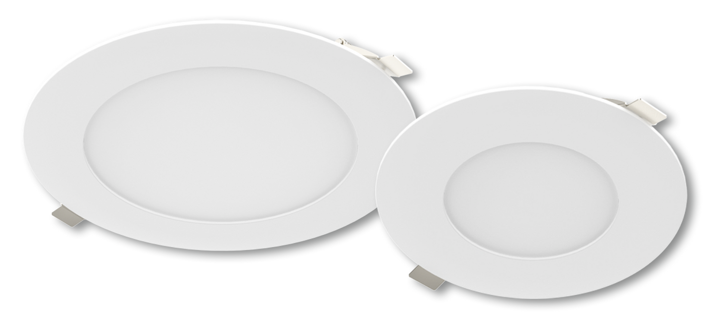 PORTOR LIGHTING 6 inch Round LED Slim Recessed Downlight with Multiple 5CCT