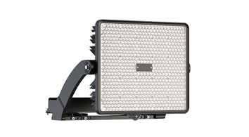 ASD LED Sport Light 1600W 200-480V 0-10V Dimmable 140Lm/W 5000K DMX DALI 17° CRI80 Black UL DLC