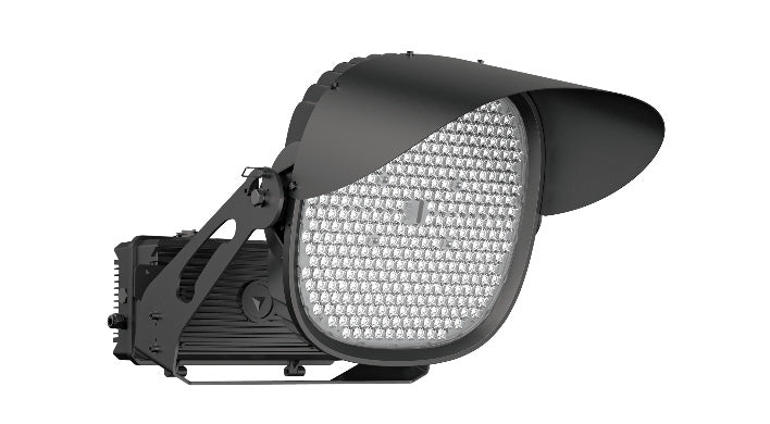 ASD LED Sport Light 40° 600/680/750W 200-480V 0-10V Dimmable 150Lm/W 5000K Black UL DLC Premium