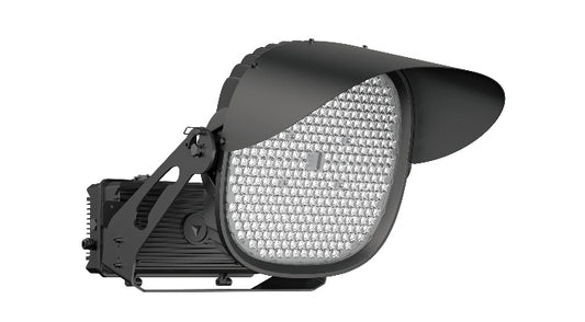 ASD LED Sport Light 40° 600/680/750W 200-480V 0-10V Dimmable 150Lm/W 5000K Black UL DLC Premium