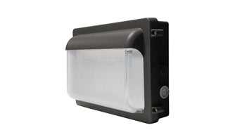 ASD LED Slim Wallpack 40/50/60W 120-277V 0-10V Dimmable 135Lm/W 3000/4000/5000K with Photocell Bronze UL DLC Premium