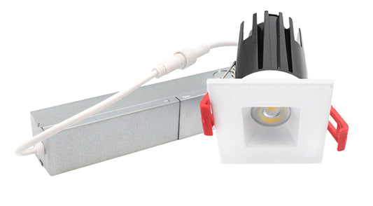 ASD LED Downlight Square 1inch 7W 120V Triac 2700/3000/3500/4000/5000K White ETL Energy Star