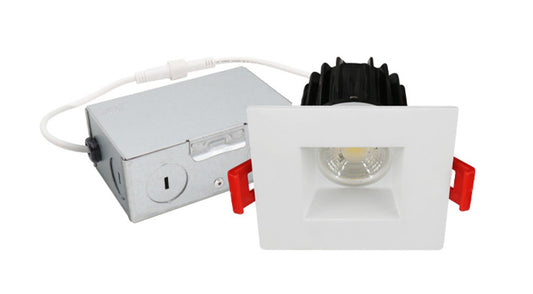 ASD LED Downlight Square 2inch 8W 120V Triac 2700/3000/3500/4000/5000K White ETL