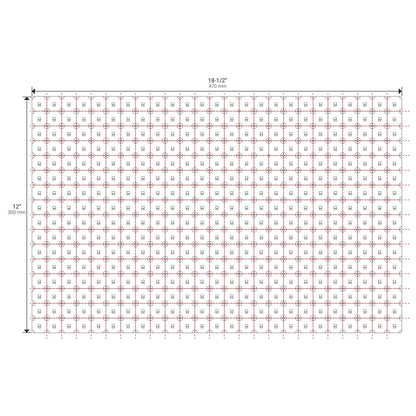 TASK LIGHTING  Higher Output Flexible LED Sheet Light, Single-White 12" x 18.5" 24-volt