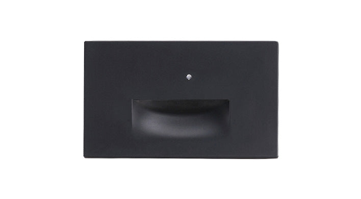 ASD LED Step Light Horizontal 3W 120V Non-Dimmable 3000/4000/5000K with Photocell Black ETL