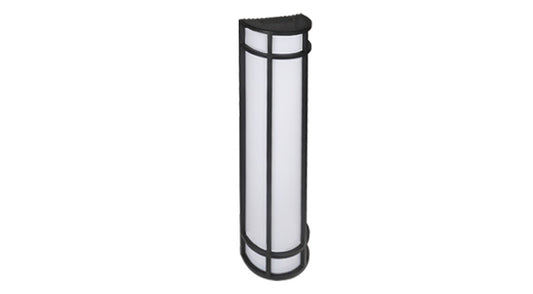 ASD LED Outdoor Wall Sconce 24inch 23W 120-277V Non-Dimmable 3000/4000/5000K Black ETL