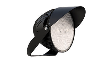 ASD LED Sport Light 45° 500W 200-480V 0-10V Dimmable 135Lm/W 5000K DMX Black UL DLC Premium