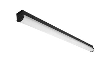 ASD LED Striplight Fixture 4ft 20/30/40W 120-277V 0-10V Dimmable 150Lm/W 3500/4000/5000K Black UL DLC Premium