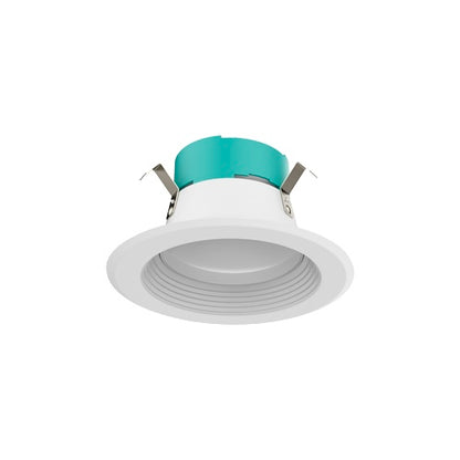 PORTOR LIGHTING 4” LED Baffle Retrofit Recessed Downlight with CCT and Wattage Selector