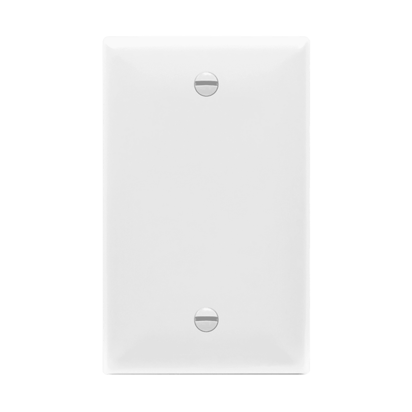 Blank Cover One-Gang Wall Plate, Mid-Size / 8801M