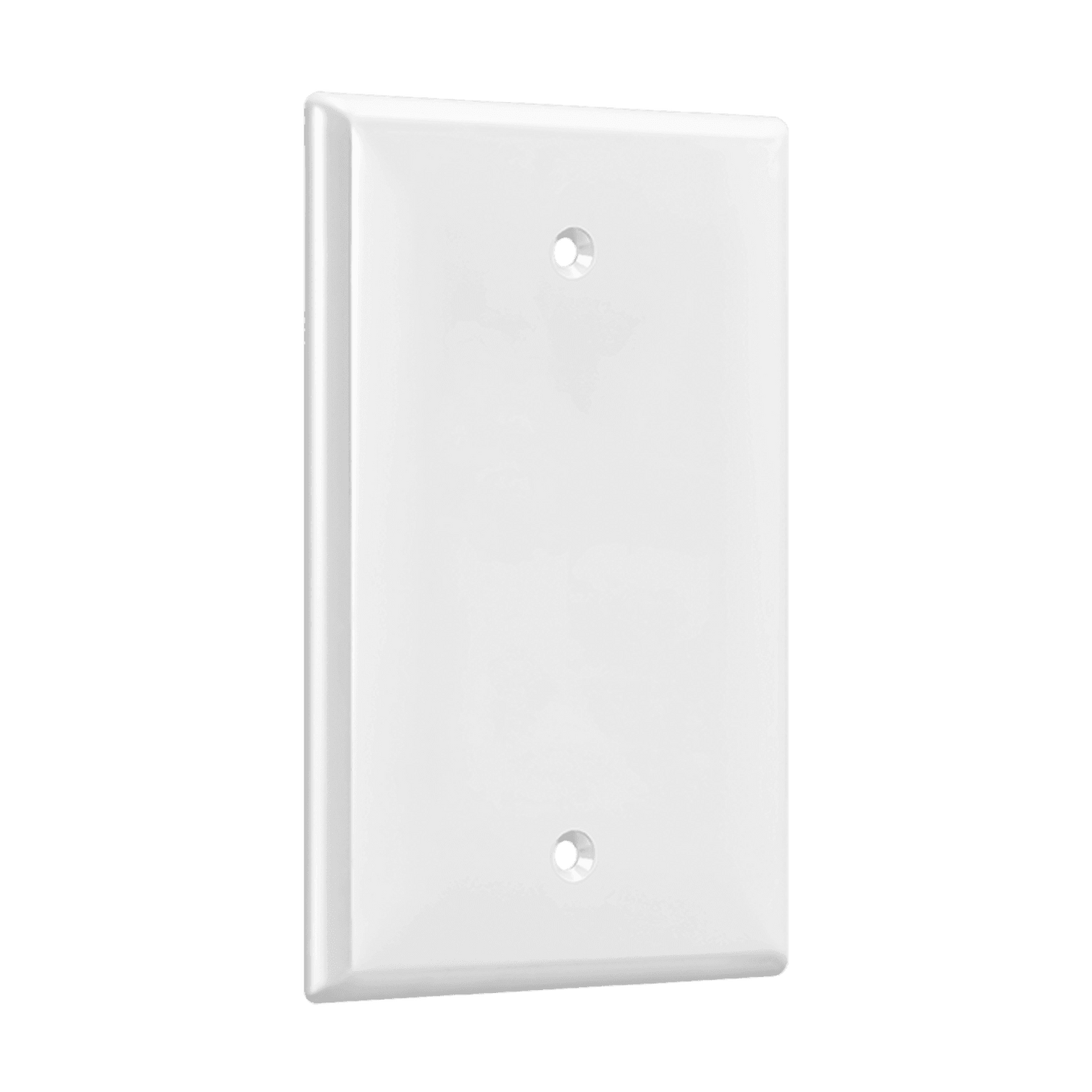 Blank Cover One-Gang Wall Plate, Mid-Size / 8801M