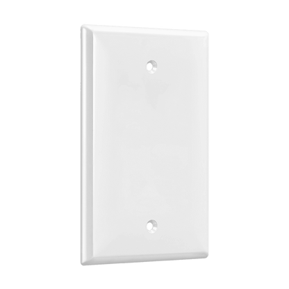 Blank Cover One-Gang Wall Plate, Mid-Size / 8801M