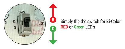PORTOR LIGHTING Round Bi-Color Slim Exit Sign and Emergency Light Combo
