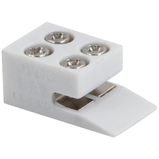 TASK LIGHTING 8-10 mm EZ Ramp Connector , White