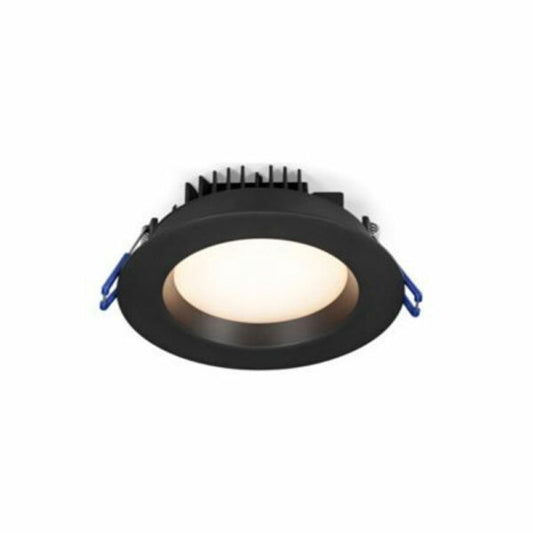 4" Round Regressed Plenum 14.5W LED 5CCT  Black 95° Type IC Air-Tight Wet CRI 90+