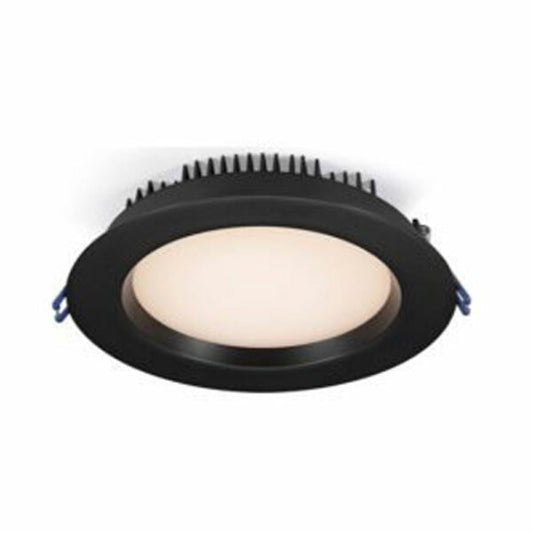 LOTUS 6" Round Regressed Plenum 17W LED 5CCT Black 95° 1300 lm  Type IC Air-Tight Wet ES CRI 90+