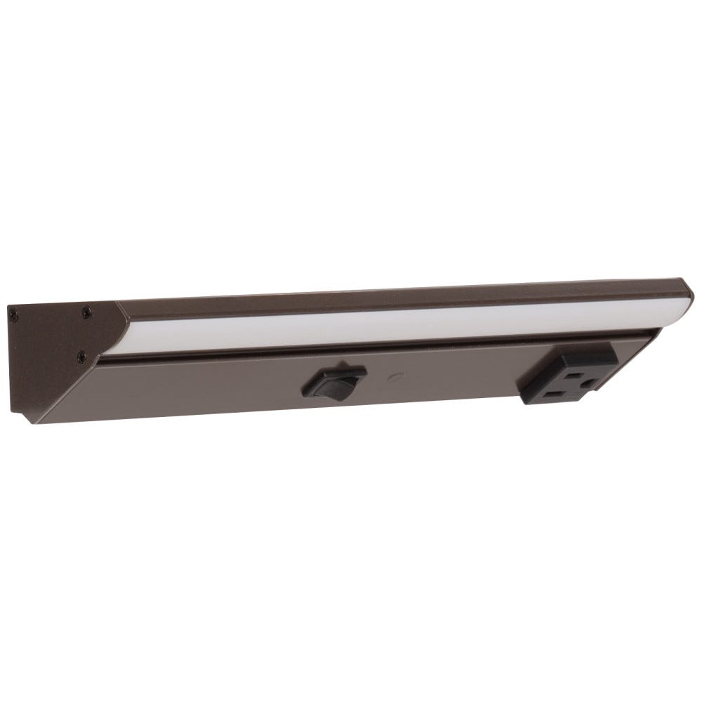 TASK LIGHTING DV Series Lighted Power Strip - Single White