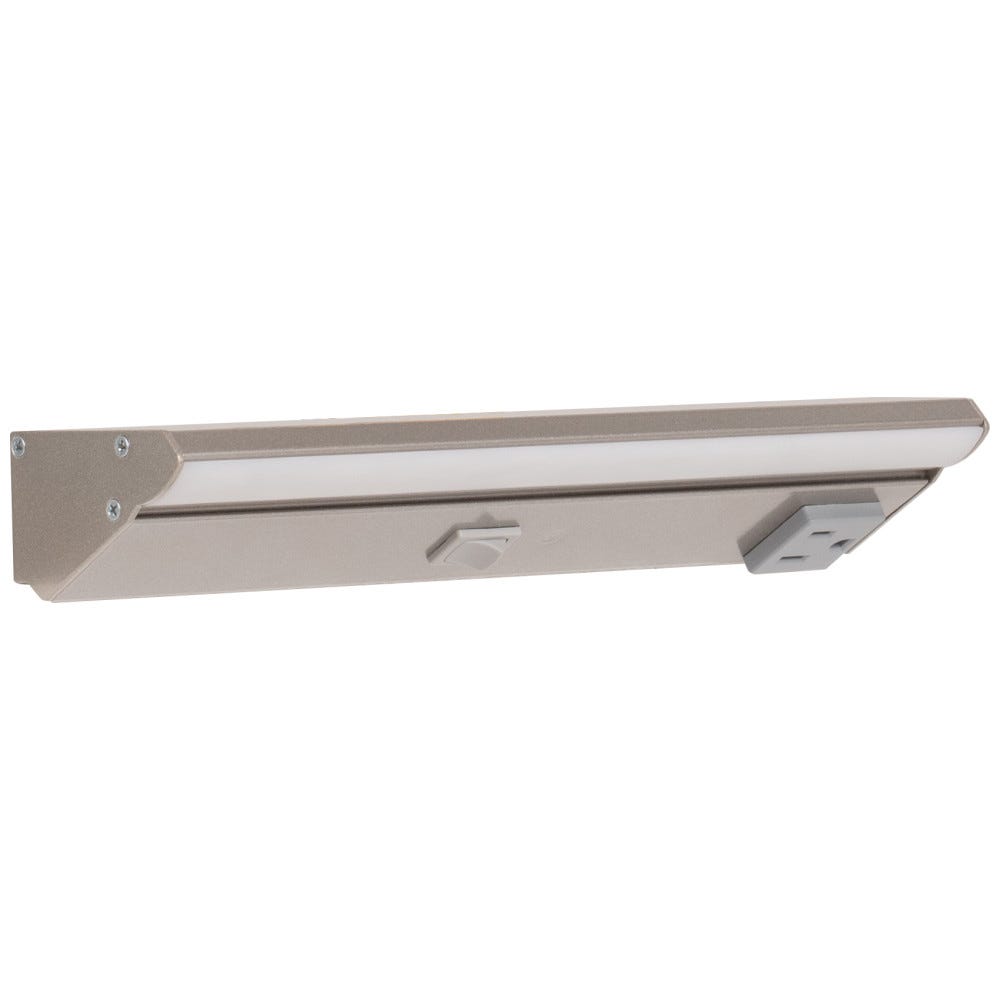 TASK LIGHTING DV Series Lighted Power Strip - Single White