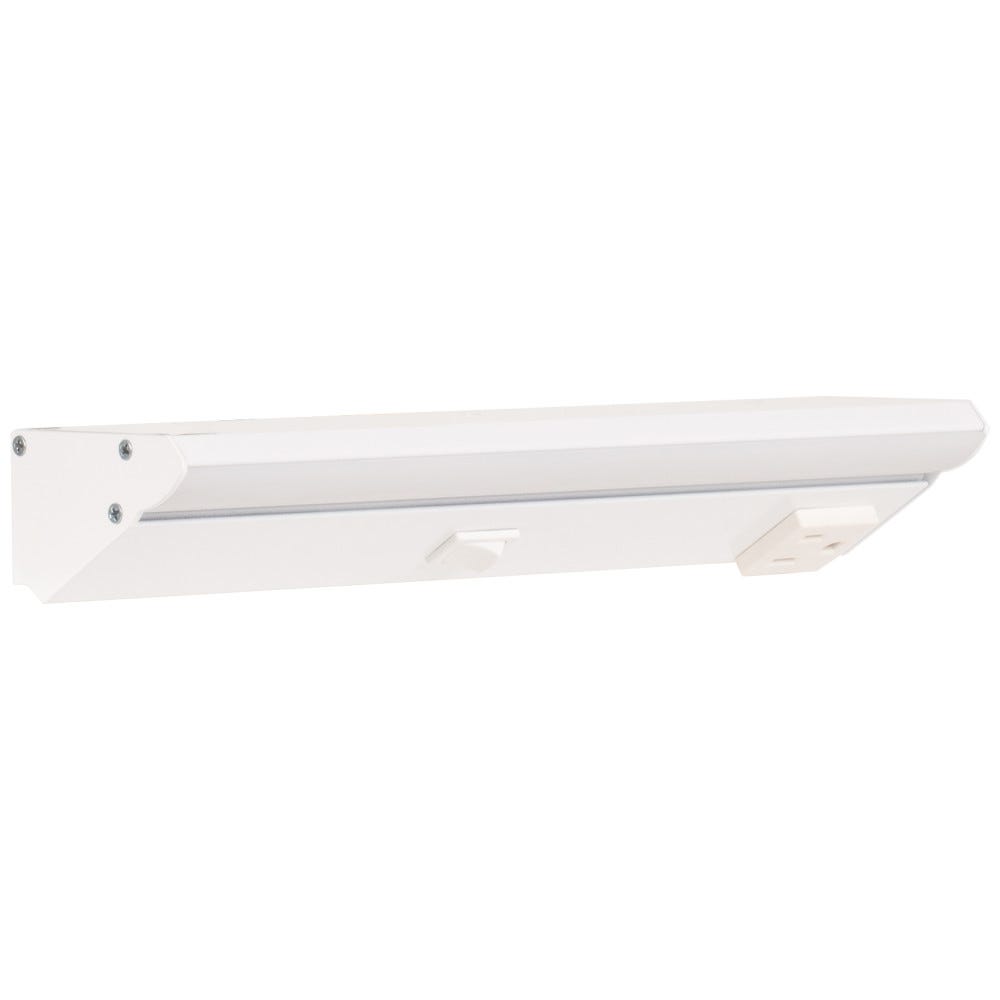 TASK LIGHTING DV Series Lighted Power Strip - Single White