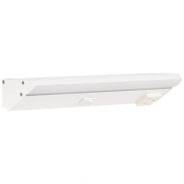TASK LIGHTING DV Series Lighted Power Strip - Single White
