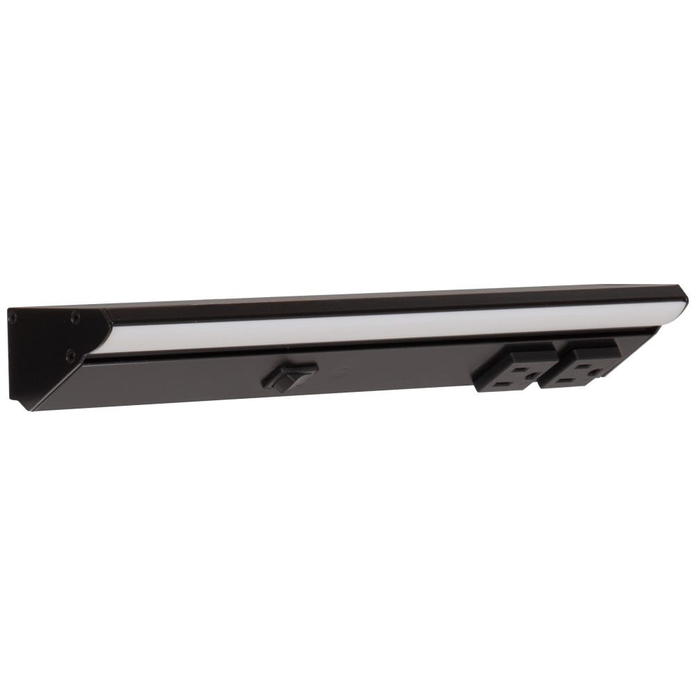 TASK LIGHTING DV Series Lighted Power Strip - Single White