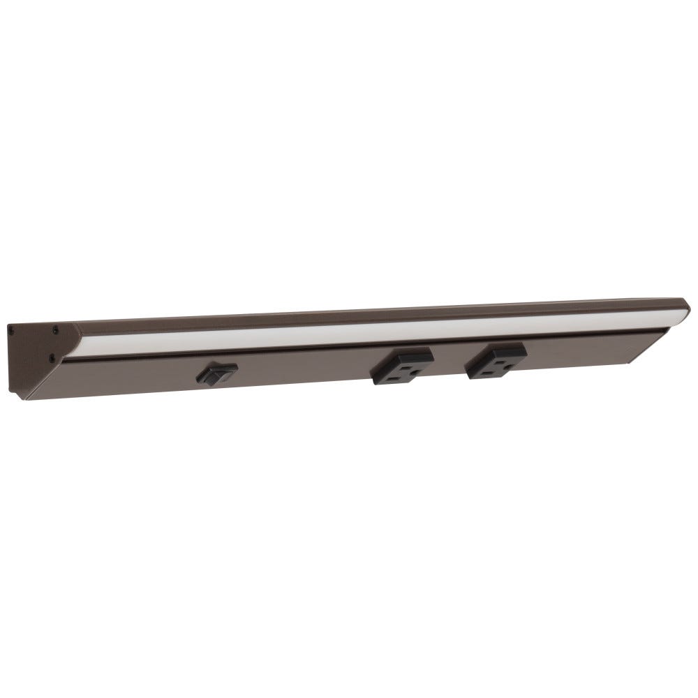TASK LIGHTING DV Series Lighted Power Strip - Single White