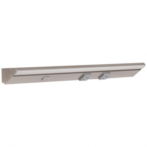 TASK LIGHTING DV Series Lighted Power Strip - Single White