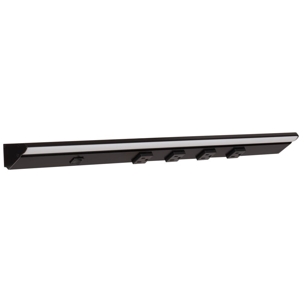 TASK LIGHTING DV Series Lighted Power Strip - Single White