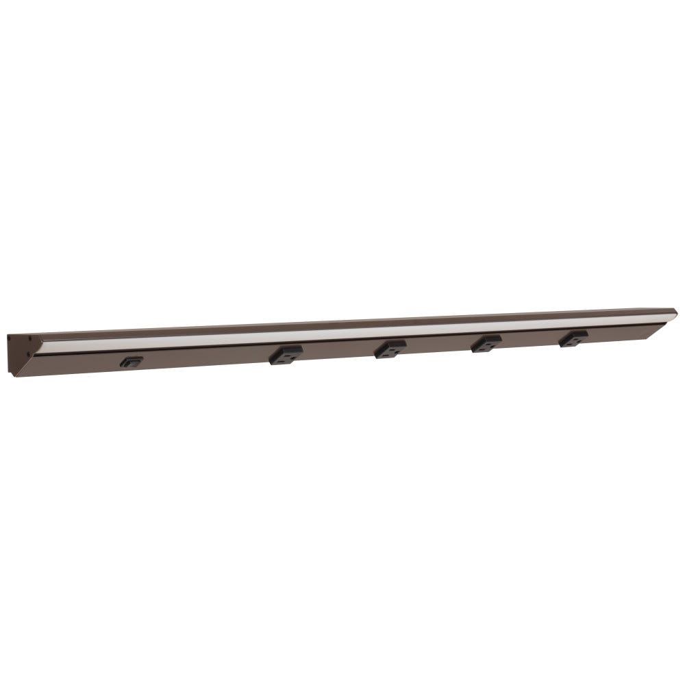 TASK LIGHTING DV Series Lighted Power Strip - Single White