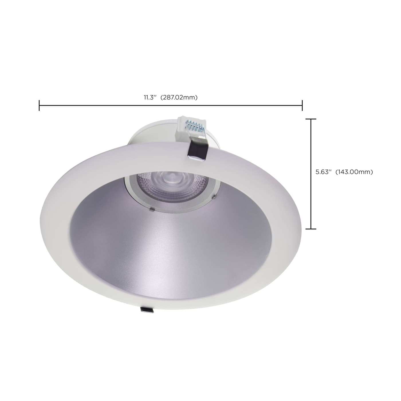 Satco S11817 10" LED Commercial Downlight 33-46W | CCT Selectable | 0-10V Dimmable