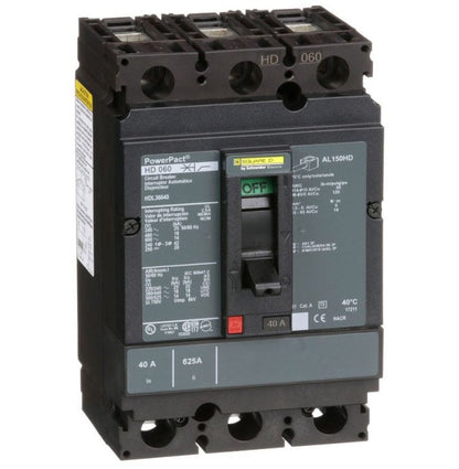 SQ D HDL36040; MOLDED CASE CB (H FRAME)