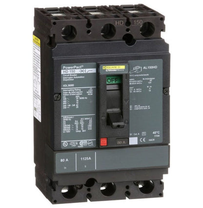 Square D HDL36080 3 Pole Circuit Breaker