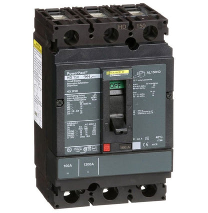 Square D HDL36100 3 Pole Circuit Breaker