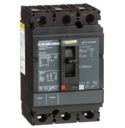 Square D HDL36125 3 Pole Circuit Breaker