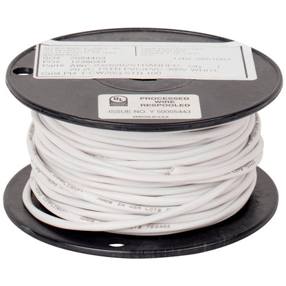 In-Wall Rated Stranded Connection Wire, 20 Gauge