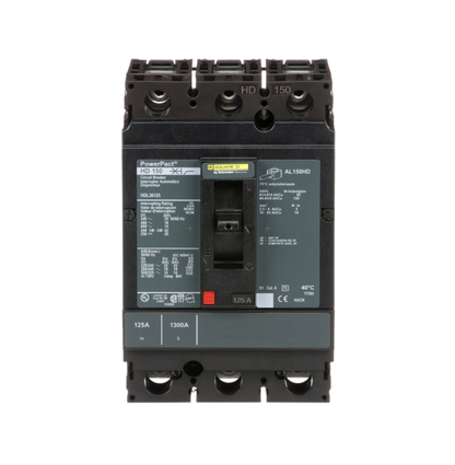 Square D HDL36125 3 Pole Circuit Breaker