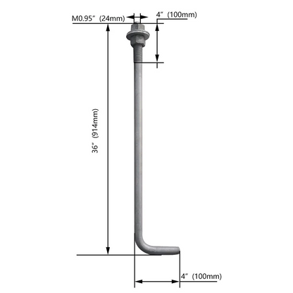 Straight Square Steel Poles