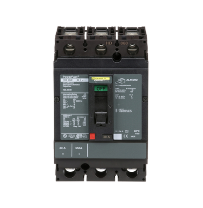 Square D HDL36030 3 Pole Circuit Breaker