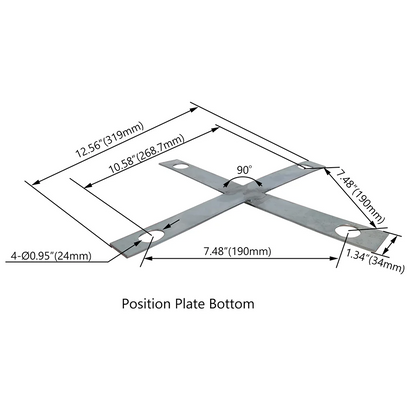 Straight Square Steel Poles