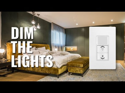 180° PIR Motion Sensor with LED Dimmer Wall Switch