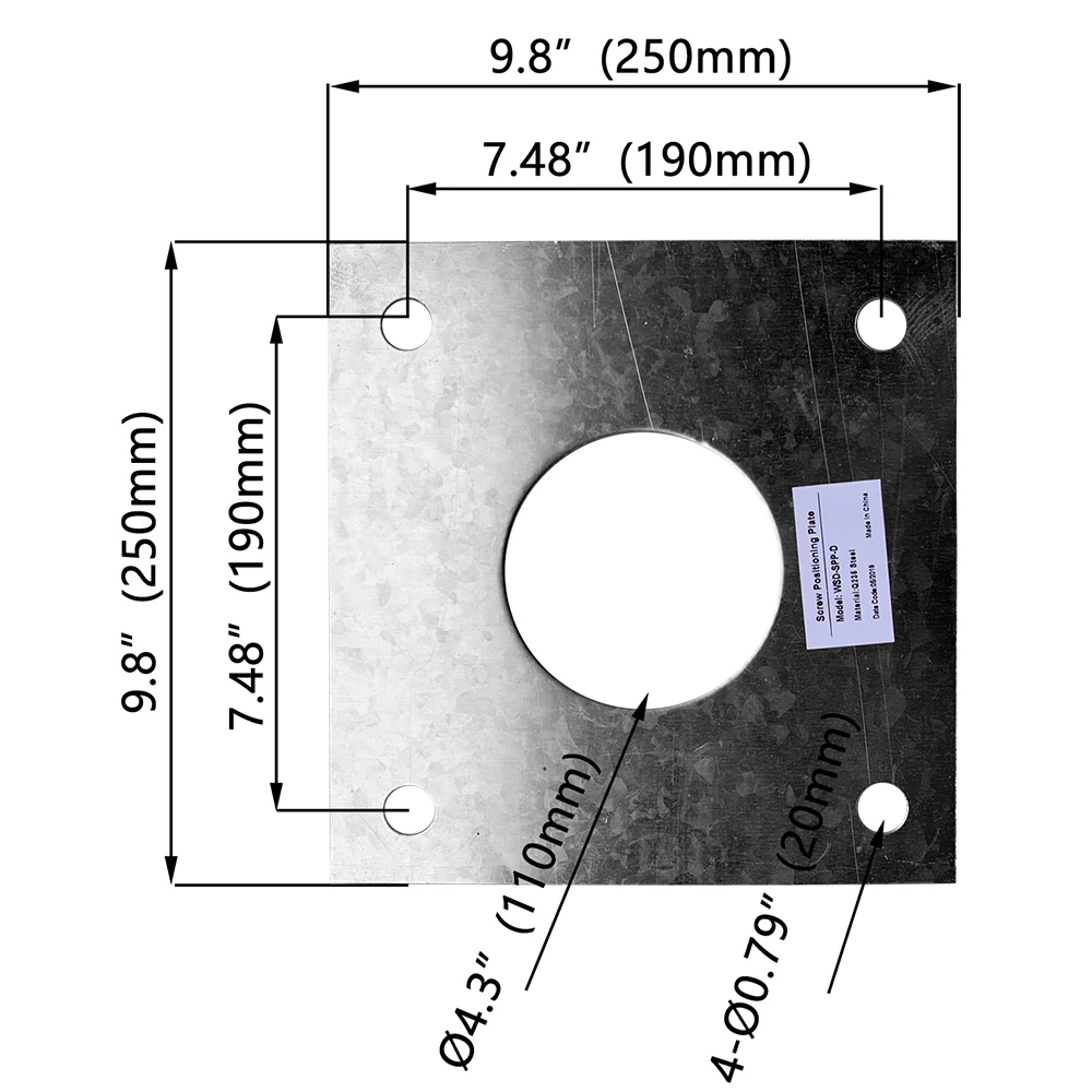 Straight Square Steel Poles