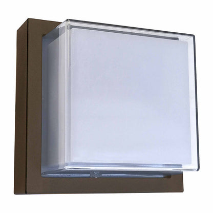 Westgate LRS-G-MCT-C90-MGBR LED Manufacturing Outdoor IP65 Double Lens 12W 120V 650Lm 90 CRI Select 3000K/4000K/5000K Marine Grade Bronze Finish
