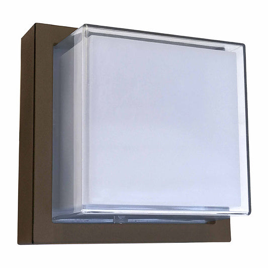 Westgate LRS-G-MCT-C90-MGBR LED Manufacturing Outdoor IP65 Double Lens 12W 120V 650Lm 90 CRI Select 3000K/4000K/5000K Marine Grade Bronze Finish
