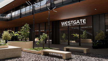 Westgate TOL-YOSEMITE-BR Natural Designer Tree of Light Structure for Open Areas, Wattage 75W, Multi-Color Temperature 3000K/4000K/5000K, Bronze Finish